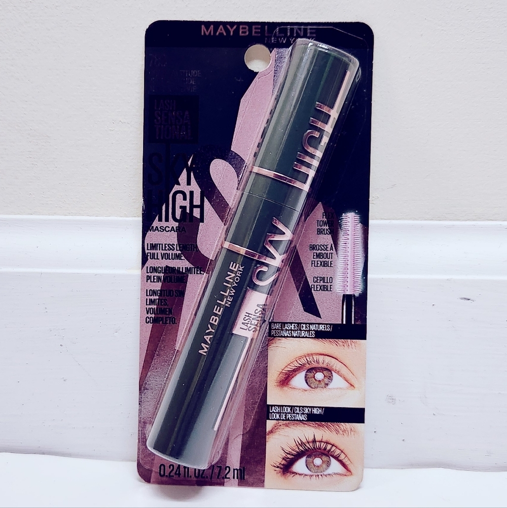 🐢2/$15 Maybelline Lash Sensational Sky High Washable Mascara Green Altitude